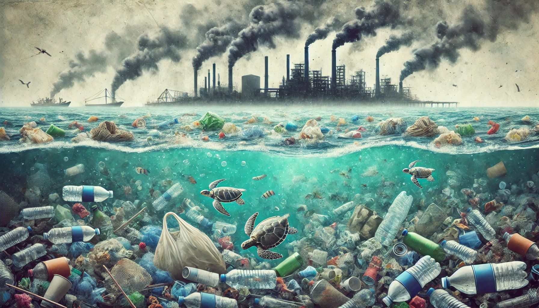 la pollution en mer